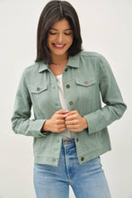 Load image into Gallery viewer, LIGHTWEIGHT LINEN BLEND BUTTONED JACKET
