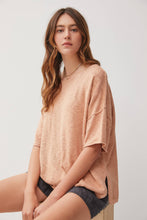Load image into Gallery viewer, OVERSIZED DROP SHOULDER SHORT SLEEVE SWEATER TOP : Spruce
