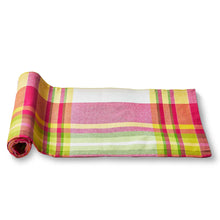 Load image into Gallery viewer, Tag Lemoncello Plaid Runner
