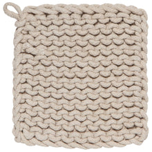 Load image into Gallery viewer, Dove Gray Knit Potholder
