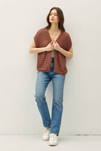 Load image into Gallery viewer, CROCHET OPEN CARDIGAN: Teal Blue
