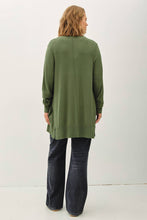 Load image into Gallery viewer, PLUS ESSENTIAL OPEN FRONT KNIT SWEATER CARDIGAN
