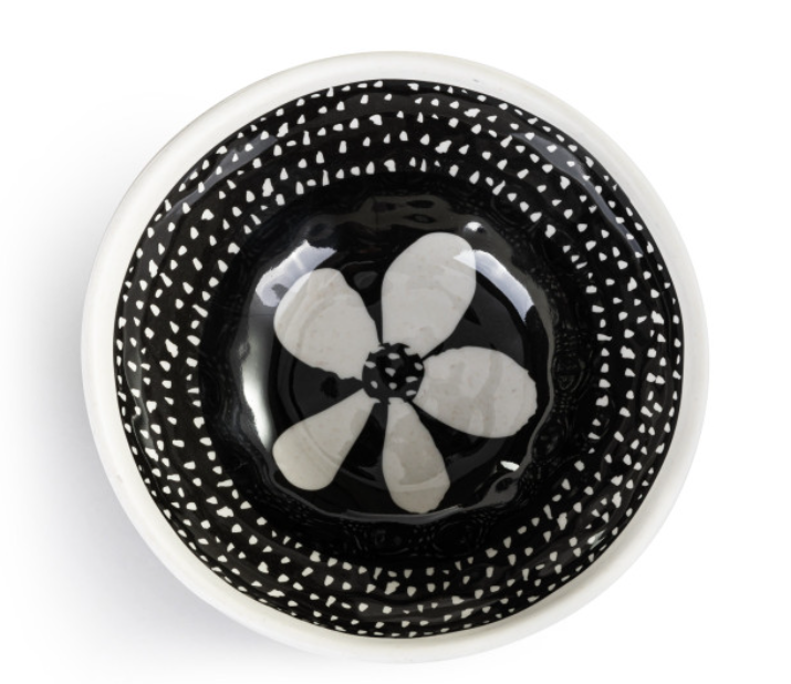 Demdaco-bold floral dip bowl