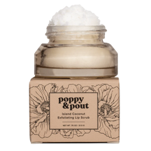 Load image into Gallery viewer, POPPY &amp; POUT - EXFOLIATING LIP SCRUB 0.75 OZ
