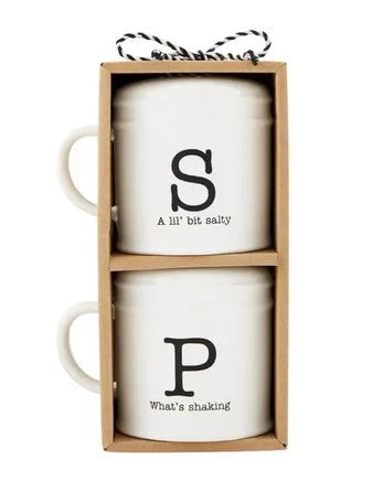 mudpie - salt and pepper set