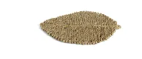 Demdaco-Rattan Leaf 19.5x13in