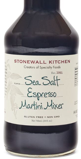 stonewall kitchen-sea salt espresso martini mixer