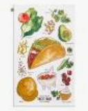 Demdaco-Taco Bar Cotton Twill Kitchen Towel