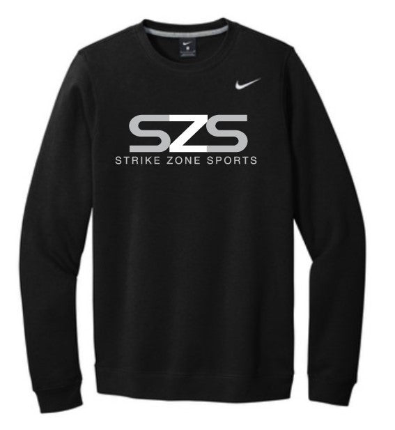 Strike Zone Nike Club Fleece Crewneck Sweatshirt