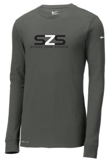 Strike Zone Sports Nike Dri fit cotton/poly Long Sleeve Tee